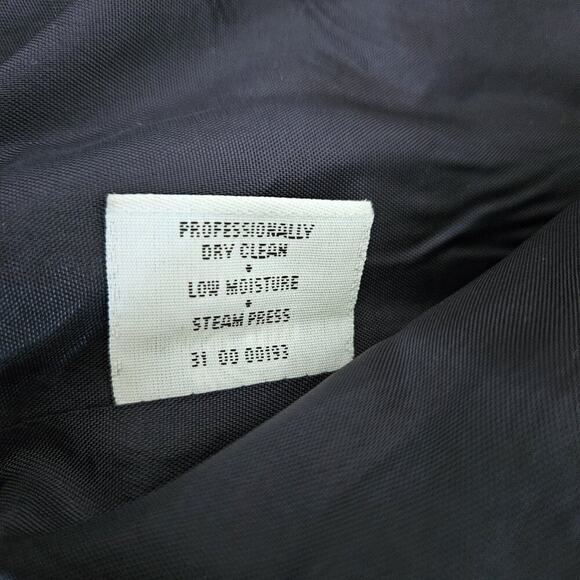 Pendleton VTG Jacket/Blazer 100% Virgin Wool Zip - Navy Blue - Petite 10 - EUC - Picture 8 of 9